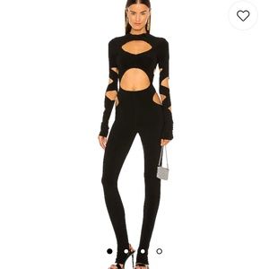 Norma Kamali long sleeve Aztec jumpsuit